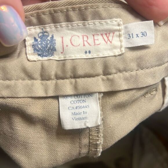 ✨J.Crew Tan Khaki Broken in Chino The Sutton Men's Casual Dress Sz 31x30 Pants✨ - Picture 5 of 6